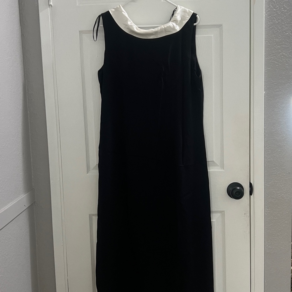 Kaitlyn Black and White Dress